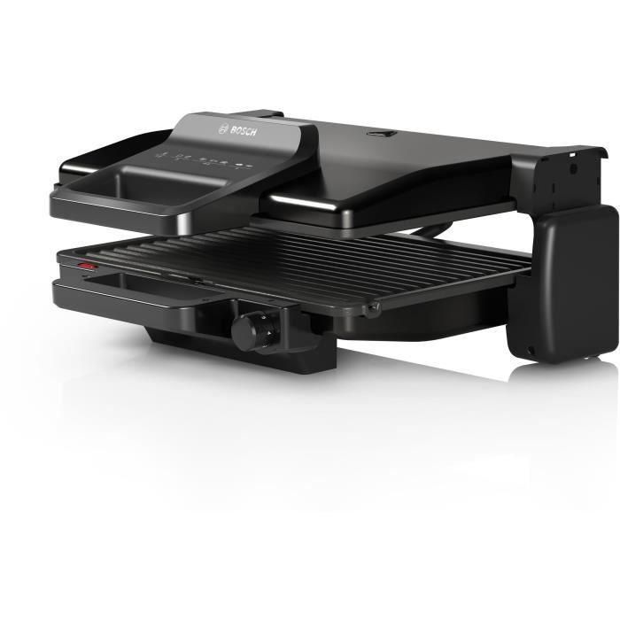 Parrilla para carne - BOSCH - TCG3323 - Negro mate - 2000W - Termostato de 5 niveles - 3 posiciones: modo grill u horno, pierrade 2 Parrilla para carne - BOSCH - TCG3323 - Negro mate - 2000W - Termostato de 5 niveles - 3 posiciones: modo grill u horno, pierrade 2