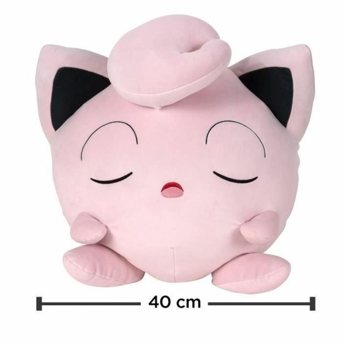 Bandai BAN3701405823641 Peluche Pokémon Jigglypuff 40 cm, suave y esponjoso 3