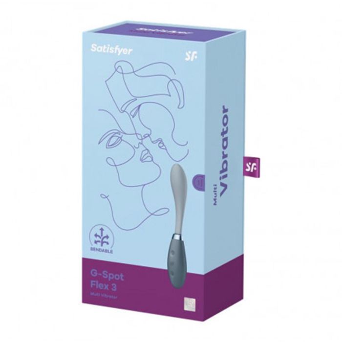 Satisfyer G-spot flex 3 multi-vibrador gris Satisfyer G-spot flex 3 multi-vibrador gris