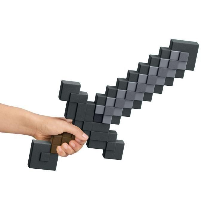 Figura Minecraft Espada De Piedra Jcv19 Mattel 1