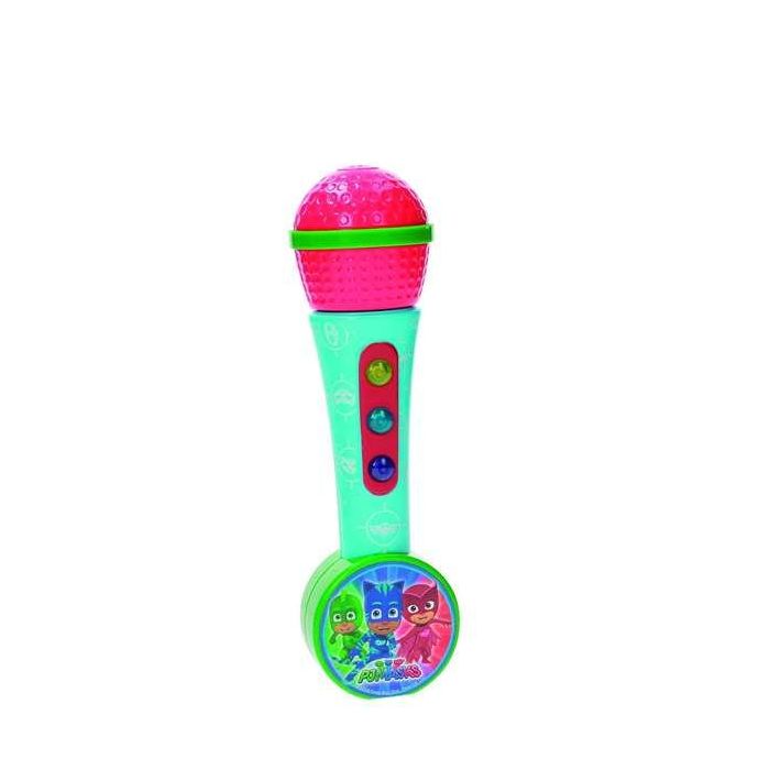 Microfono de mano con amplificador y ritmos pj mask 2 Microfono de mano con amplificador y ritmos pj mask 2