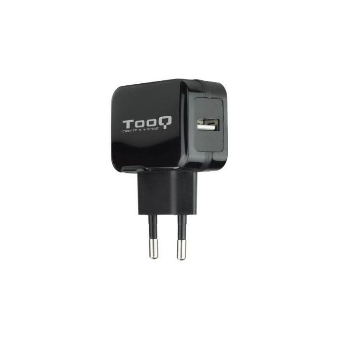 Cargador de Pared TooQ TQWC-1S01 Negro 12 W Cargador de Pared TooQ TQWC-1S01 Negro 12 W