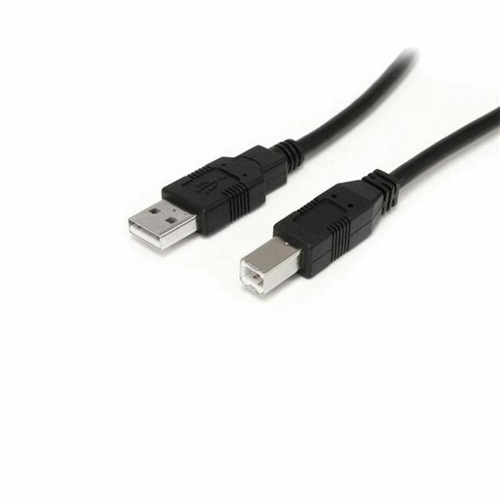 Cable USB A a USB B Startech USB2HAB30AC Negro 0 Cable USB A a USB B Startech USB2HAB30AC Negro 0