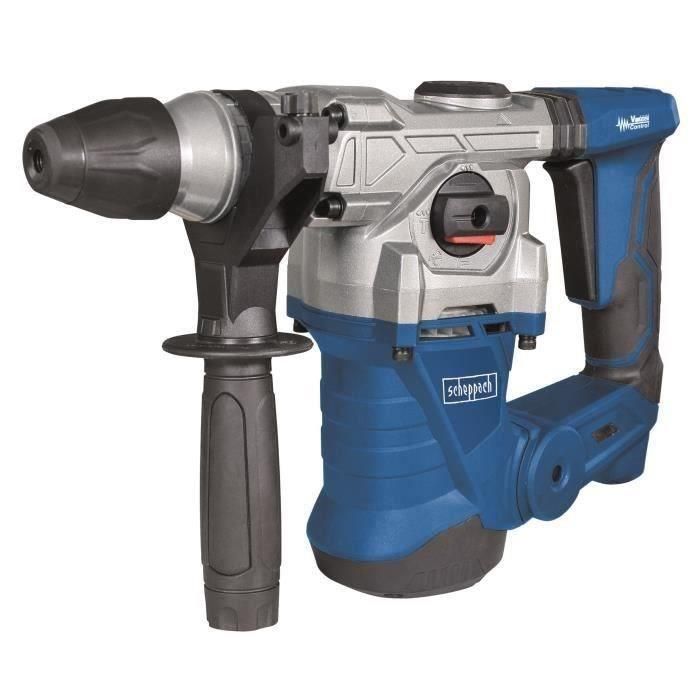 Scheppach DH1300Plus Perforadora SDS-Plus 1250W, 5J, Portabrocas rápido, 4 funciones: perforar, percutir, cincelar 3 Scheppach DH1300Plus Perforadora SDS-Plus 1250W, 5J, Portabrocas rápido, 4 funciones: perforar, percutir, cincelar 3