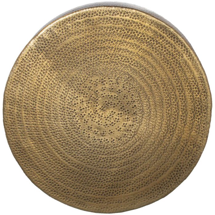 Taburete Alexandra House Living Dorado Metal 35 x 41 x 35 cm Tallado 2