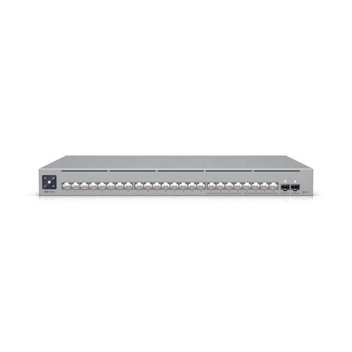 Ubiquiti USW-Aggregation-Pro Switch Gestionable Layer 3, 24 Puertos (8x 2.5GbE, 16x GbE), 2x 10GbE SFP+, 50W Ubiquiti USW-Aggregation-Pro Switch Gestionable Layer 3, 24 Puertos (8x 2.5GbE, 16x GbE), 2x 10GbE SFP+, 50W