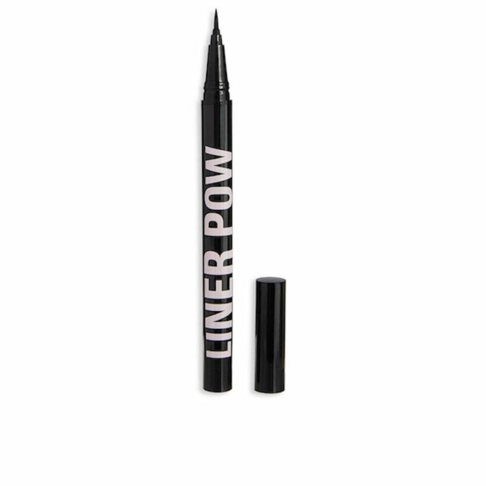 Revolution Make Up LINER POW Delineador de Ojos Líquido Negro 0,5 ml, Precisión, Larga Duración, Acabado Impecable, Vegano