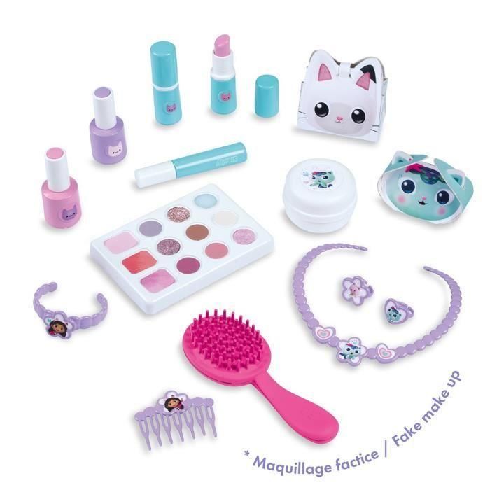 Smoby - Gabby y la Casa Mágica - Maleta de belleza fácil de transportar - 13 accesorios incluidos: peinado, uñas, maquillaje - 2 Smoby - Gabby y la Casa Mágica - Maleta de belleza fácil de transportar - 13 accesorios incluidos: peinado, uñas, maquillaje - 2