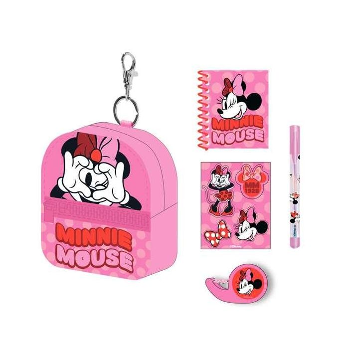 Cerdá Set de Papelería Minimochila Minnie 19.5 x 22.5 x 4.5 cm Multicolor Edad 3+ años Cerdá Set de Papelería Minimochila Minnie 19.5 x 22.5 x 4.5 cm Multicolor Edad 3+ años