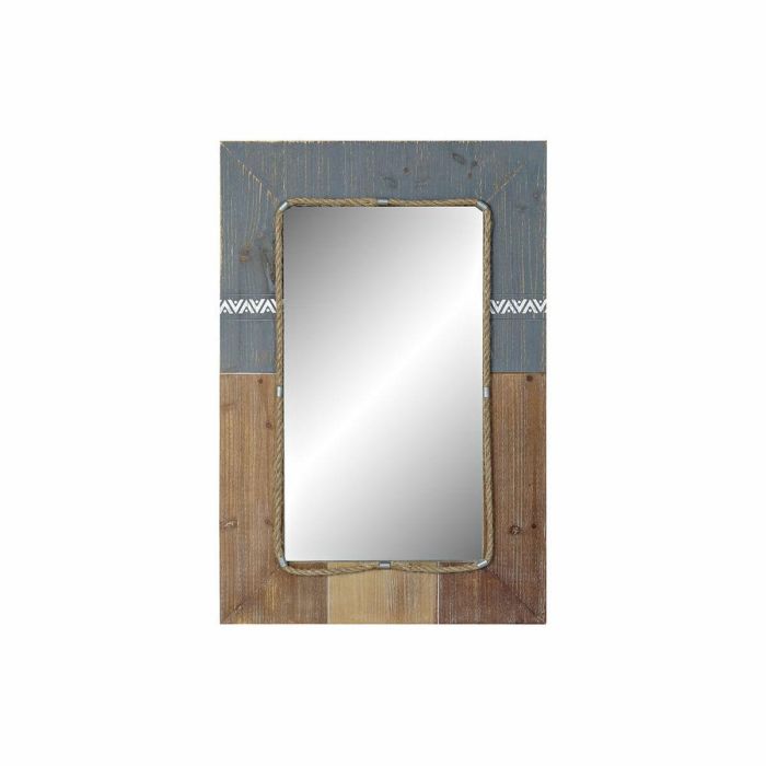 Espejo de pared DKD Home Decor Azul Blanco Natural 60 x 3,5 x 89,5 cm Espejo de pared DKD Home Decor Azul Blanco Natural 60 x 3,5 x 89,5 cm