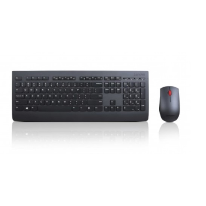 Lenovo 4X30H56823 Combo Teclado y Ratón Inalámbrico RF Español Completo, 1600 DPI Láser, Anti-derrames, Negro, para Oficina Lenovo 4X30H56823 Combo Teclado y Ratón Inalámbrico RF Español Completo, 1600 DPI Láser, Anti-derrames, Negro, para Oficina