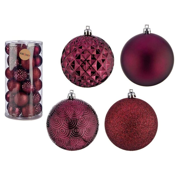 Set 30 Bolas Pvc 8Cm Vino Krist+ (4 Unidades) Set 30 Bolas Pvc 8Cm Vino Krist+ (4 Unidades)