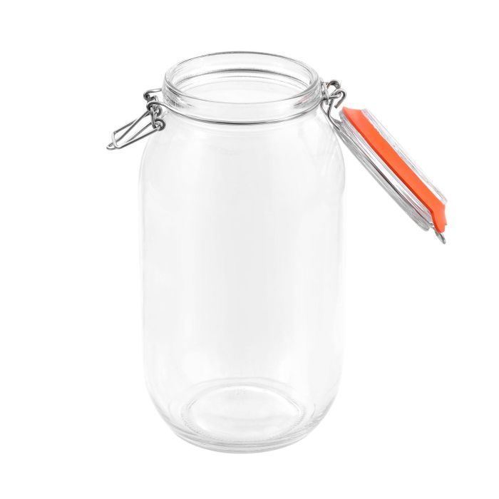 La Mediterranea Tarro Hermético de Vidrio con Cierre Clip, 2000 ml (6 Unidades) 11 La Mediterranea Tarro Hermético de Vidrio con Cierre Clip, 2000 ml (6 Unidades) 11