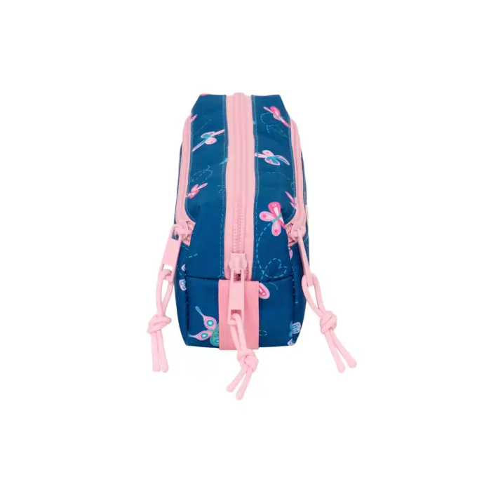 Safta Estuche Portatodo Triple Blackfit8 Mariposas 85x220x60 mm 2