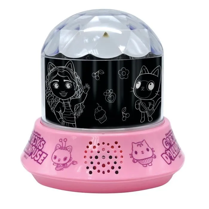 Lexibook Luz Nocturna Altavoz La Casa de Muñecas de Gabby con Luces Caleidoscópicas Recargable 1 Lexibook Luz Nocturna Altavoz La Casa de Muñecas de Gabby con Luces Caleidoscópicas Recargable 1