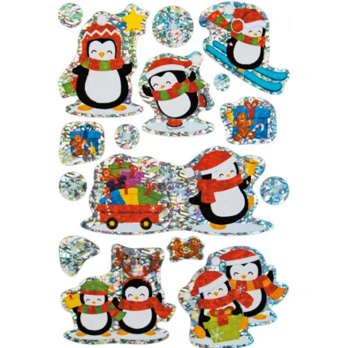 HERMA MAGIC WEIHN. WINTER PINGUINE. PRISMATICF 1