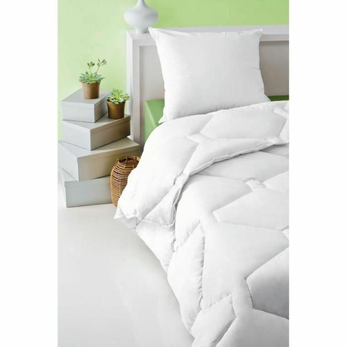 Abeil Set de 2 Almohadas Antiácaros 60x60 cm, 100% Algodón Orgánico con Funda Suave y Confortable, Eco-Responsables 4 Abeil Set de 2 Almohadas Antiácaros 60x60 cm, 100% Algodón Orgánico con Funda Suave y Confortable, Eco-Responsables 4