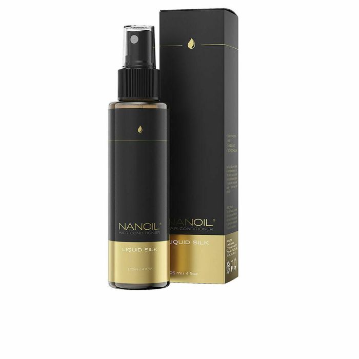 Nanoil Acondicionador Bifásico Liquid Silk Hidratante Fortalecedor Desenredante Sin Aclarado para Cabello Débil 125 ml Nanoil Acondicionador Bifásico Liquid Silk Hidratante Fortalecedor Desenredante Sin Aclarado para Cabello Débil 125 ml