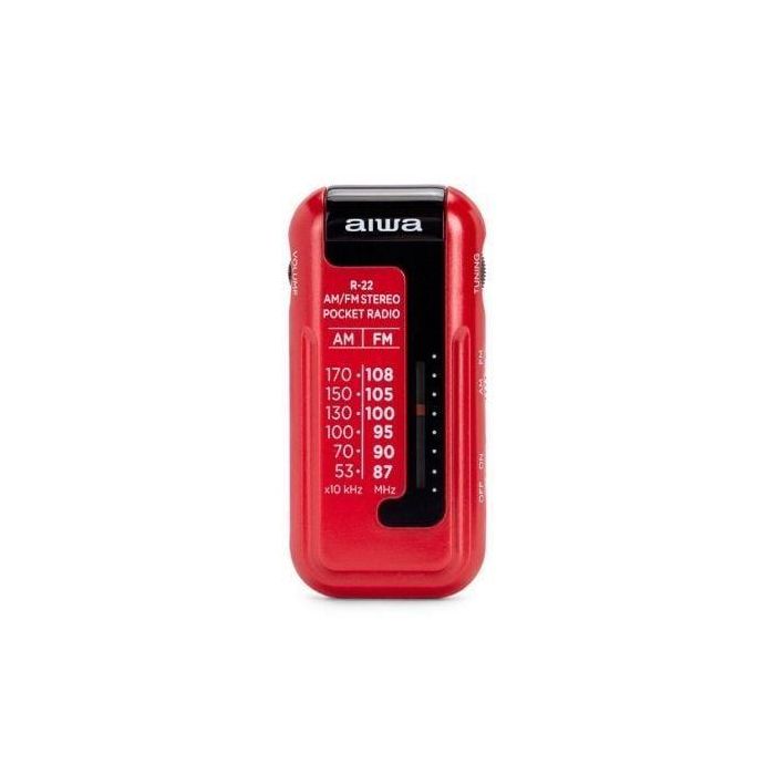 Radio Portátil Aiwa R22RD Rojo