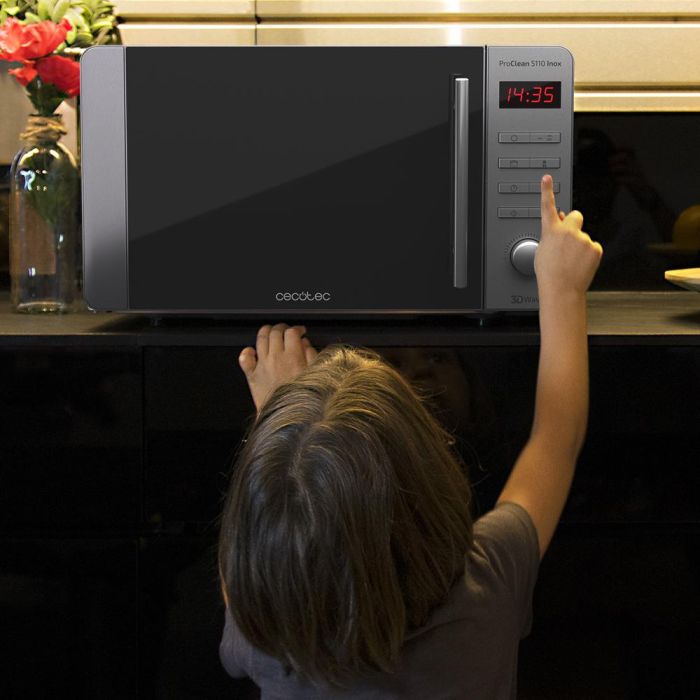 Cecotec ProClean 5110 Inox Microondas con Grill Encimera Acero Inoxidable 20 L 700 W 9