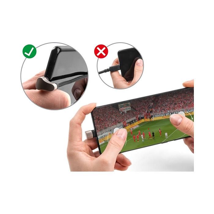 DeLOCK Cable USB Type-C a Lightning MFi, USB 2.0, 1 m, 180°, para iPhone y iPad, Transferencia de Datos y Carga Rápida (3A), Tela, Negro/Plata 4 DeLOCK Cable USB Type-C a Lightning MFi, USB 2.0, 1 m, 180°, para iPhone y iPad, Transferencia de Datos y Carga Rápida (3A), Tela, Negro/Plata 4