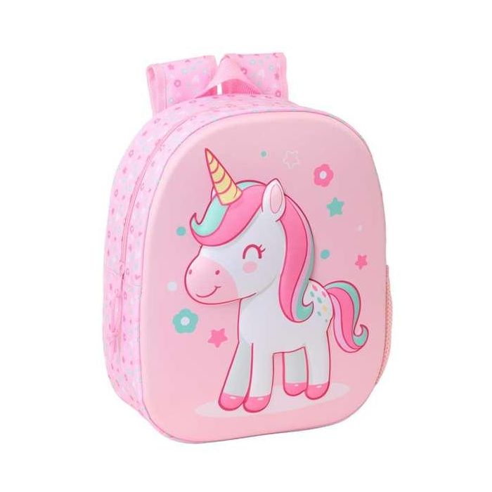 Safta Mochila Unicorn 3D 27x33x10 cm Edad Mínima Recomendada 3 Años