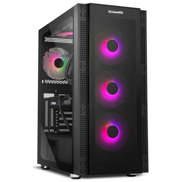 NOX Caja Atx Hummer Horus. Semitorre. Argb. Frontal y Lateral Cristal Templado 7 NOX Caja Atx Hummer Horus. Semitorre. Argb. Frontal y Lateral Cristal Templado 7