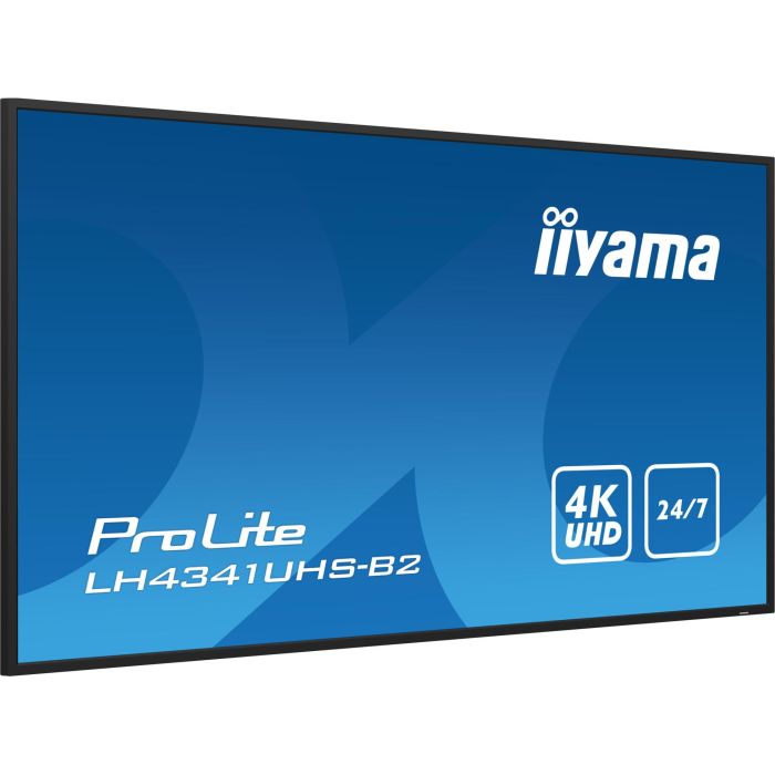 iiyama ProLite LH4341UHS-B2 Monitor 43" 4K UHD IPS (3840x2160) Digital Signage 24/7 Paisaje y Retrato 500cd/m² 12