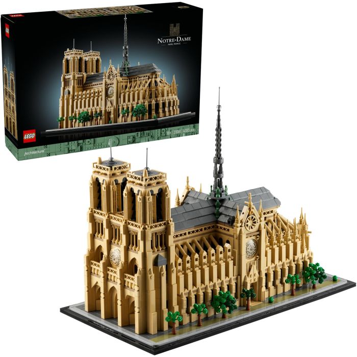 LEGO Architecture Notre-Dame de Paris 21061 Juego de Construcción para Adultos con 4383 Piezas 5 LEGO Architecture Notre-Dame de Paris 21061 Juego de Construcción para Adultos con 4383 Piezas 5