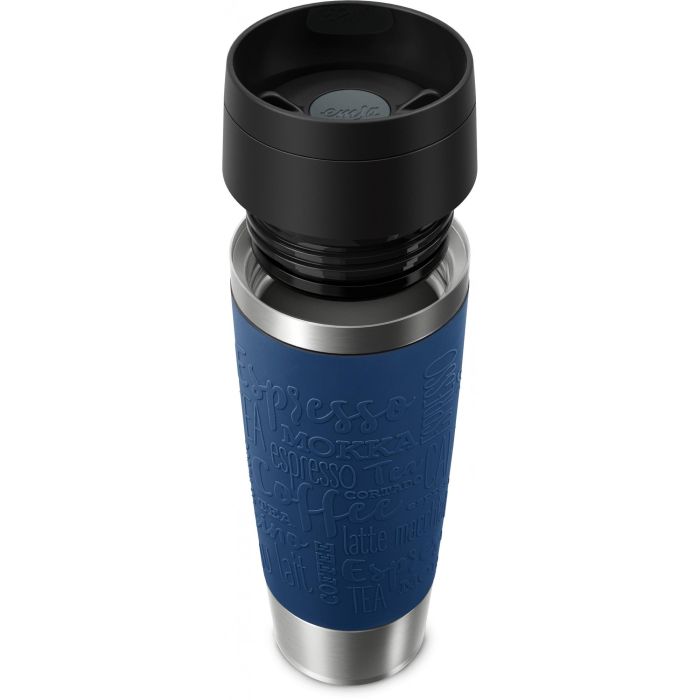 Emsa TRAVEL MUG Classic Grande Thermobecher (dunkelblau/edelstahl, 0,5 Liter) 1 Emsa TRAVEL MUG Classic Grande Thermobecher (dunkelblau/edelstahl, 0,5 Liter) 1