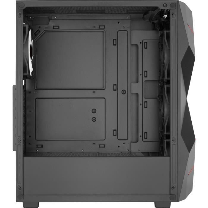 Caja para PC - AEROCOOL - Volcan G v1 (Negro) - Torre media - Formato ATX - Sin fuente de alimentación 4 Caja para PC - AEROCOOL - Volcan G v1 (Negro) - Torre media - Formato ATX - Sin fuente de alimentación 4