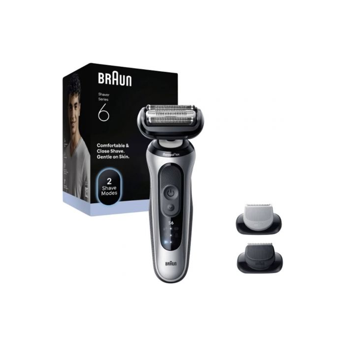 Braun Afeitadora Series 6 62-S1650S con Batería y 2 Accesorios para Cara, Cabeza y Cuerpo 0 Braun Afeitadora Series 6 62-S1650S con Batería y 2 Accesorios para Cara, Cabeza y Cuerpo 0