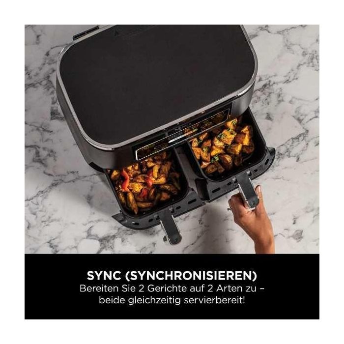 Ninja AF200EU Freidora de Aire Caliente Dual Zone 7.6 L (1.6 kg), Negro 8 Ninja AF200EU Freidora de Aire Caliente Dual Zone 7.6 L (1.6 kg), Negro 8