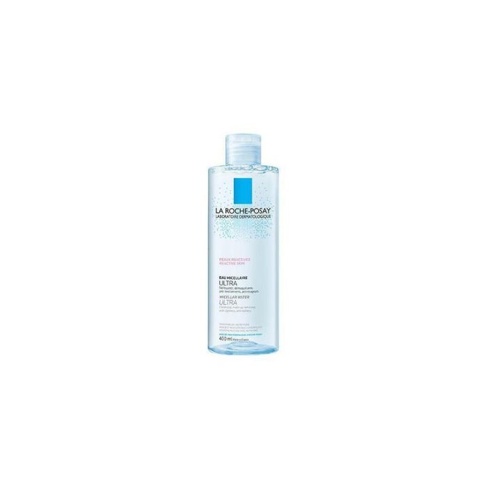 La Roche-Posay Agua Micelar Ultra Toleriane Piel Reactiva y Sensible, Hipoalergénica, Sin Fragancia 400 ml