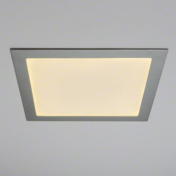Placa LED 25W 2500Lm 6000ºK Cuadrada Plata 40.000H [HO-RDP-25W-MP-CW] 2
