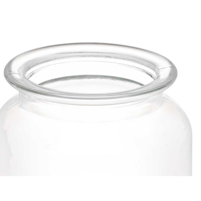 Tarro Redondo Vivalto 1200 ml, Vidrio Transparente, 11x23x11 cm (12 Unidades) 3 Tarro Redondo Vivalto 1200 ml, Vidrio Transparente, 11x23x11 cm (12 Unidades) 3
