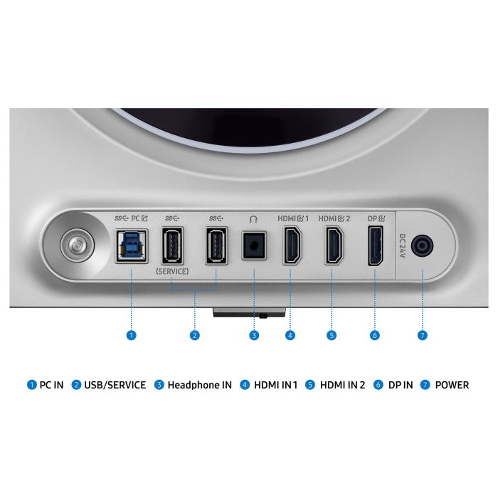 Samsung S27DG600SU 27" OLED QHD 360Hz 0,03ms Plata