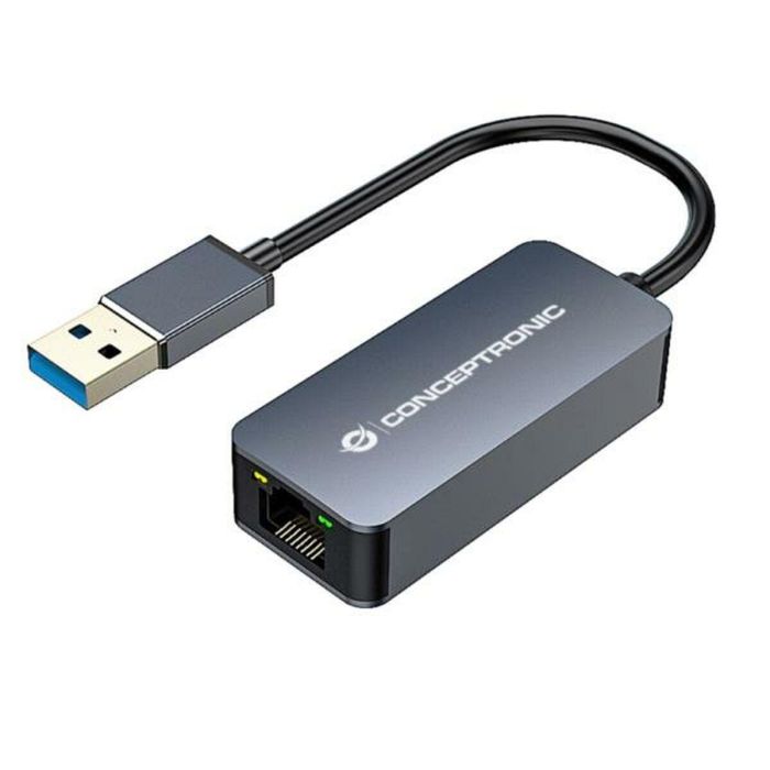 Conceptronic Adaptador USB-A 3.0 a RJ45 2.5Gb Wake-on-Lan Compatible Nintendo Switch