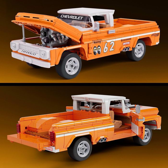Construcción Elite 62 Chevy Pickup Hot Wheels Jft20 Mega 2