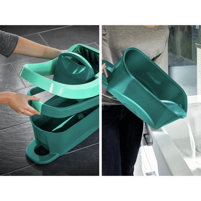 LEIFHEIT Cucharón de essore con ruedas Profi - Con asa de transporte Gire con solo tocar un pie 4 LEIFHEIT Cucharón de essore con ruedas Profi - Con asa de transporte Gire con solo tocar un pie 4