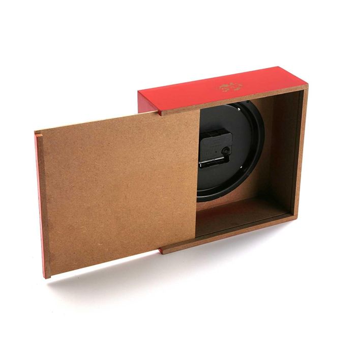 Reloj De Mesa Cuadrado 23Cm Versa (2 Unidades) 1 Reloj De Mesa Cuadrado 23Cm Versa (2 Unidades) 1
