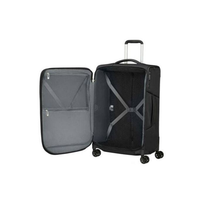 Maleta Mediana Samsonite Respark Expansible 67cm/ 66x43x33cm/ 4 Ruedas/ Negra 4