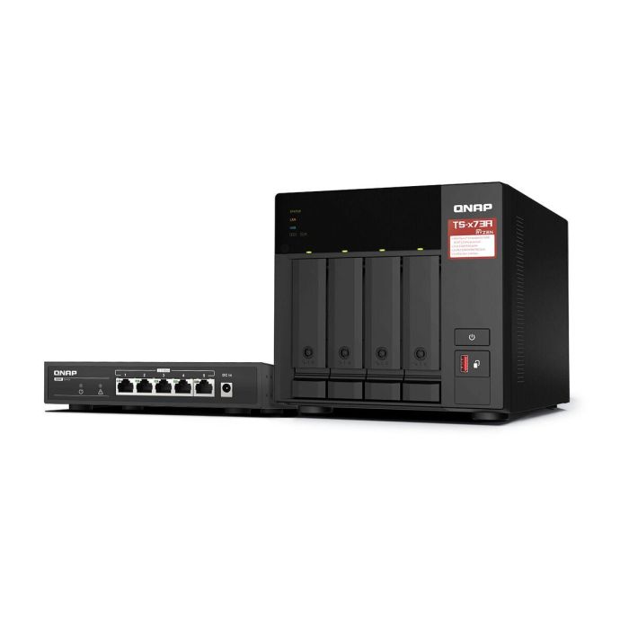 QNAP TS-h1677AXU-RP NAS 3U 16 bahías con procesador AMD Ryzen 7 Pro 7745, 32GB DDR5 RAM
