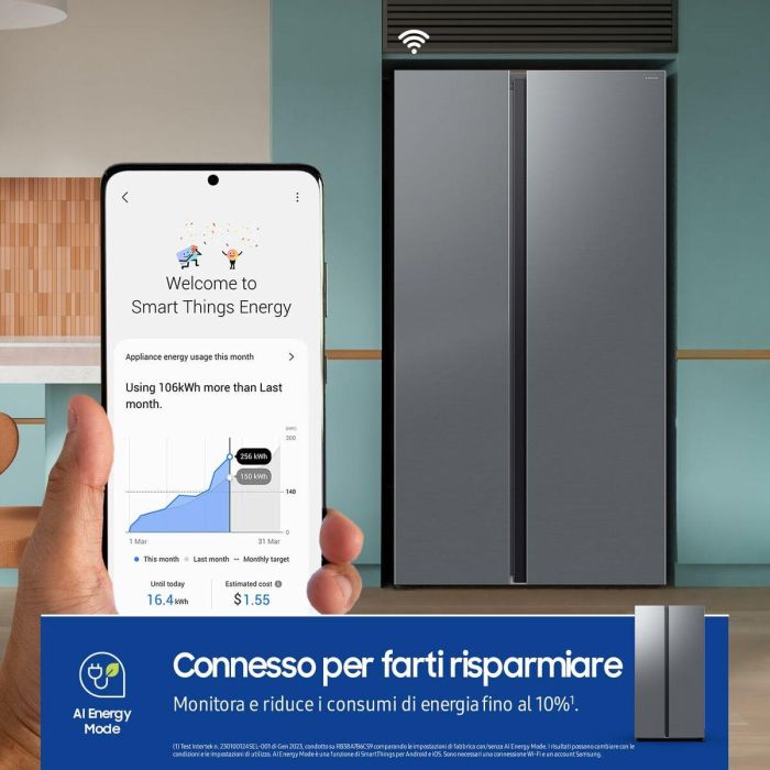 Frigorífico combinado Samsung RS70F65QETEF Acero 7 Frigorífico combinado Samsung RS70F65QETEF Acero 7