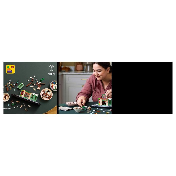 LEGO 10362 Cafetería Francesa: Decoración de Estantería Parisina Set para Adultos