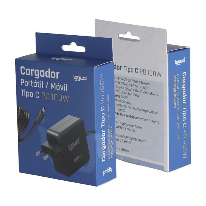 Cargador para Portátil iggual IGG319918 100 W 3
