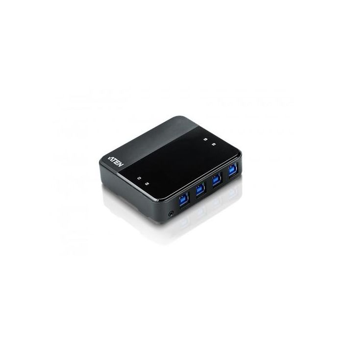 ATEN Switch de periféricos USB 3.2 Gen1 de 4 x 4 puertos