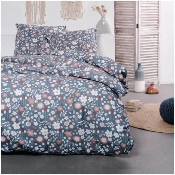 Set de cama - Today Sunshine - 240x220 cm - 2 personas - Algodón con estampado floral 1 Set de cama - Today Sunshine - 240x220 cm - 2 personas - Algodón con estampado floral 1