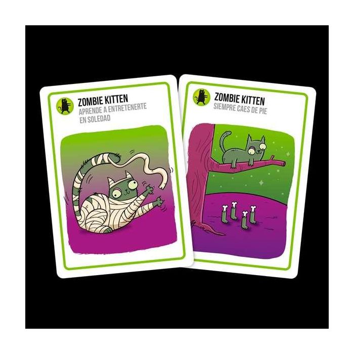 Exploding Kittens Zombie Kittens | Juego de Cartas, Edición Independiente y Compatible | Español, 2-5 Jugadores, +7 años, 15 min 8 Exploding Kittens Zombie Kittens | Juego de Cartas, Edición Independiente y Compatible | Español, 2-5 Jugadores, +7 años, 15 min 8