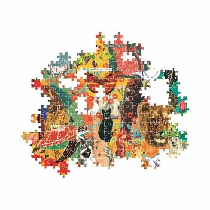 Clementoni CLE8005125370733 Puzzle Compacto 1000 Piezas Más es Más Animales y Botánica 4